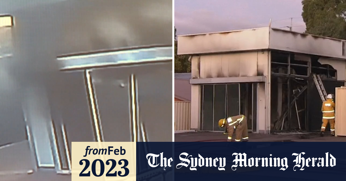 Video Adelaide car wash engulfed by flames